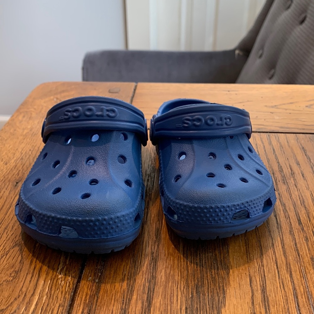 Blue Baby Crocs